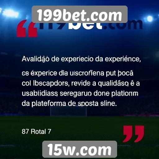 Experiência do usuário no 199bet.com é avaliada